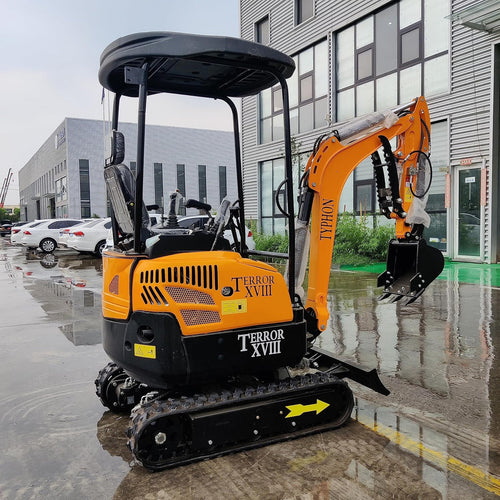 Mini-pelle TERROR XVIII de 4 000 lb (environ 1 814 kg) avec moteur diesel Kubota D902 certifié EPA