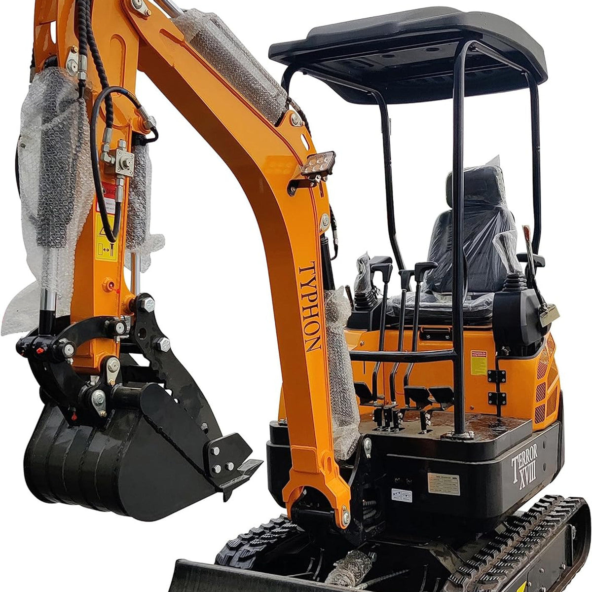 Mini-pelle TERROR XVIII de 4 000 lb (environ 1 814 kg) avec moteur diesel Kubota D902 certifié EPA