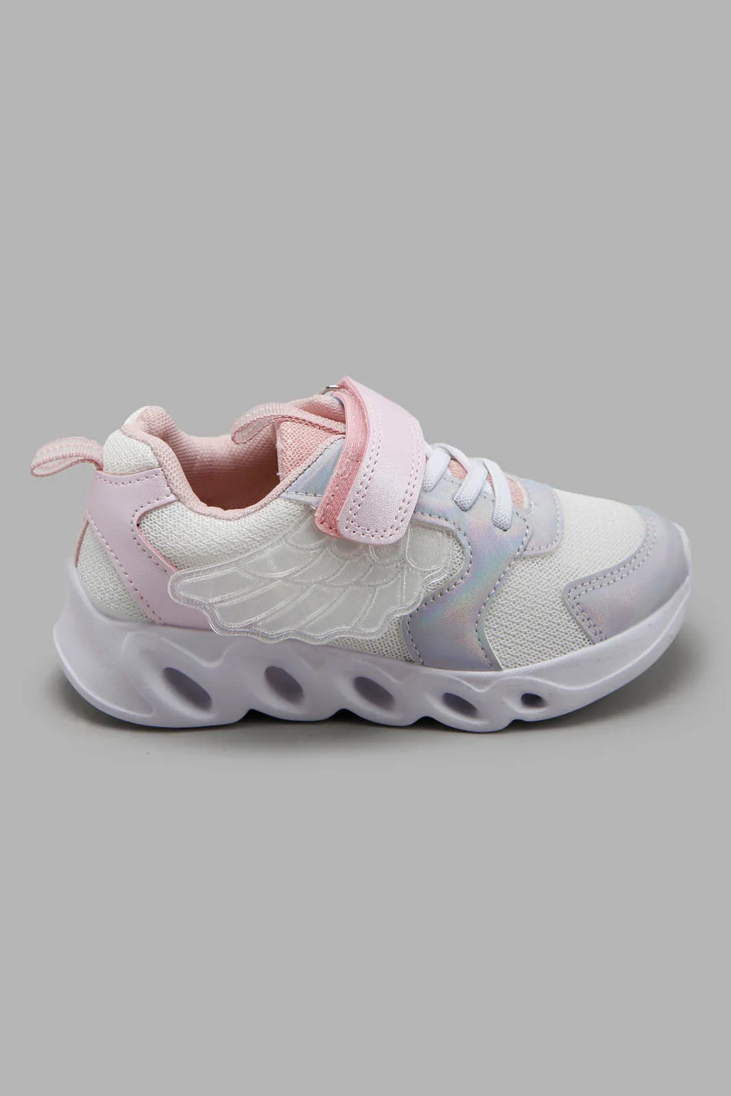 Girls Pink Angel Wings Sneaker