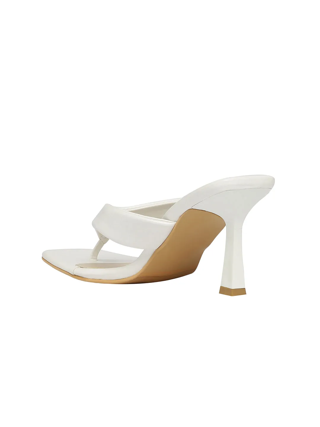 Hadley White Kitten Heels