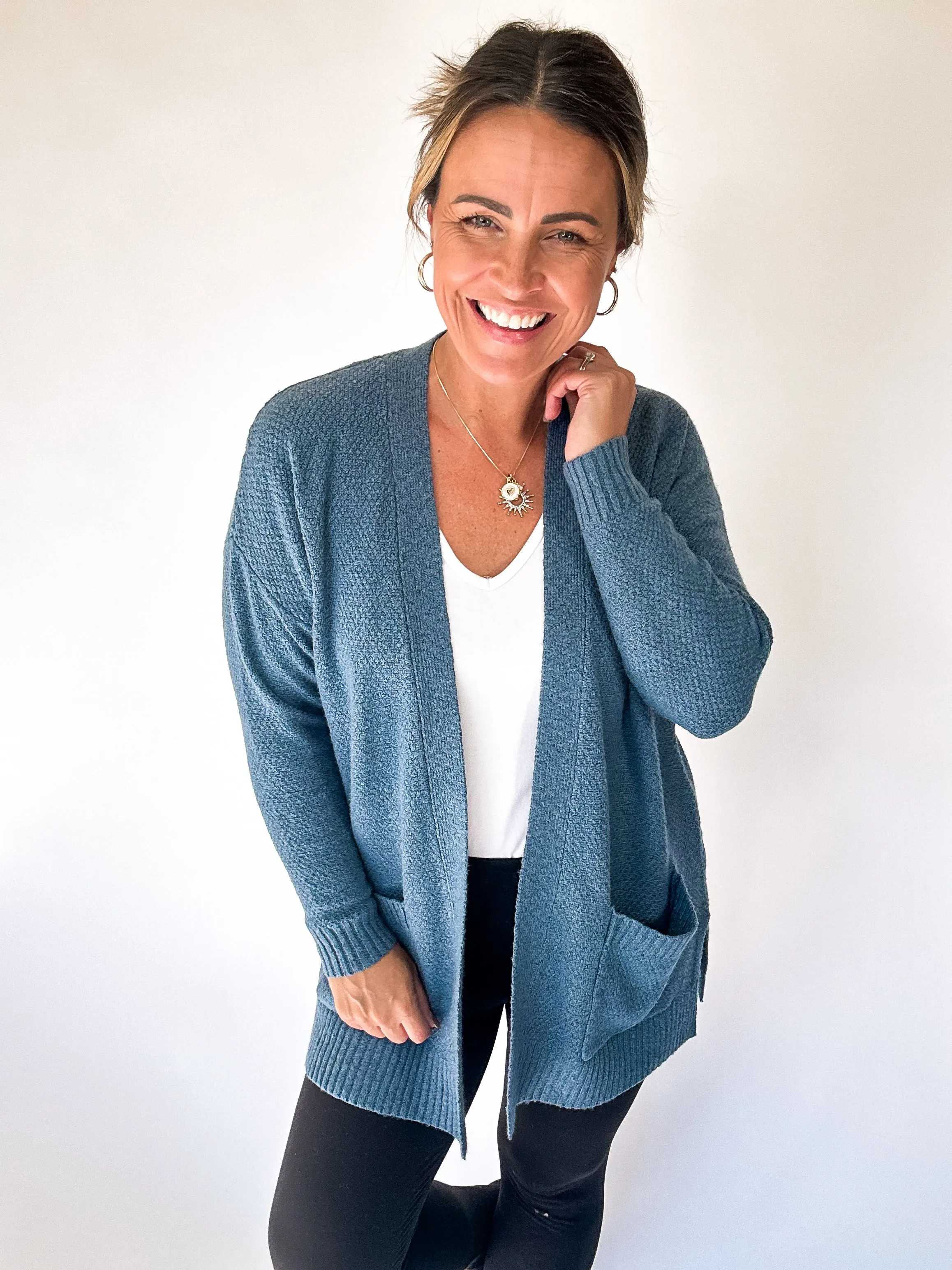 Hazy Blue Cardigan