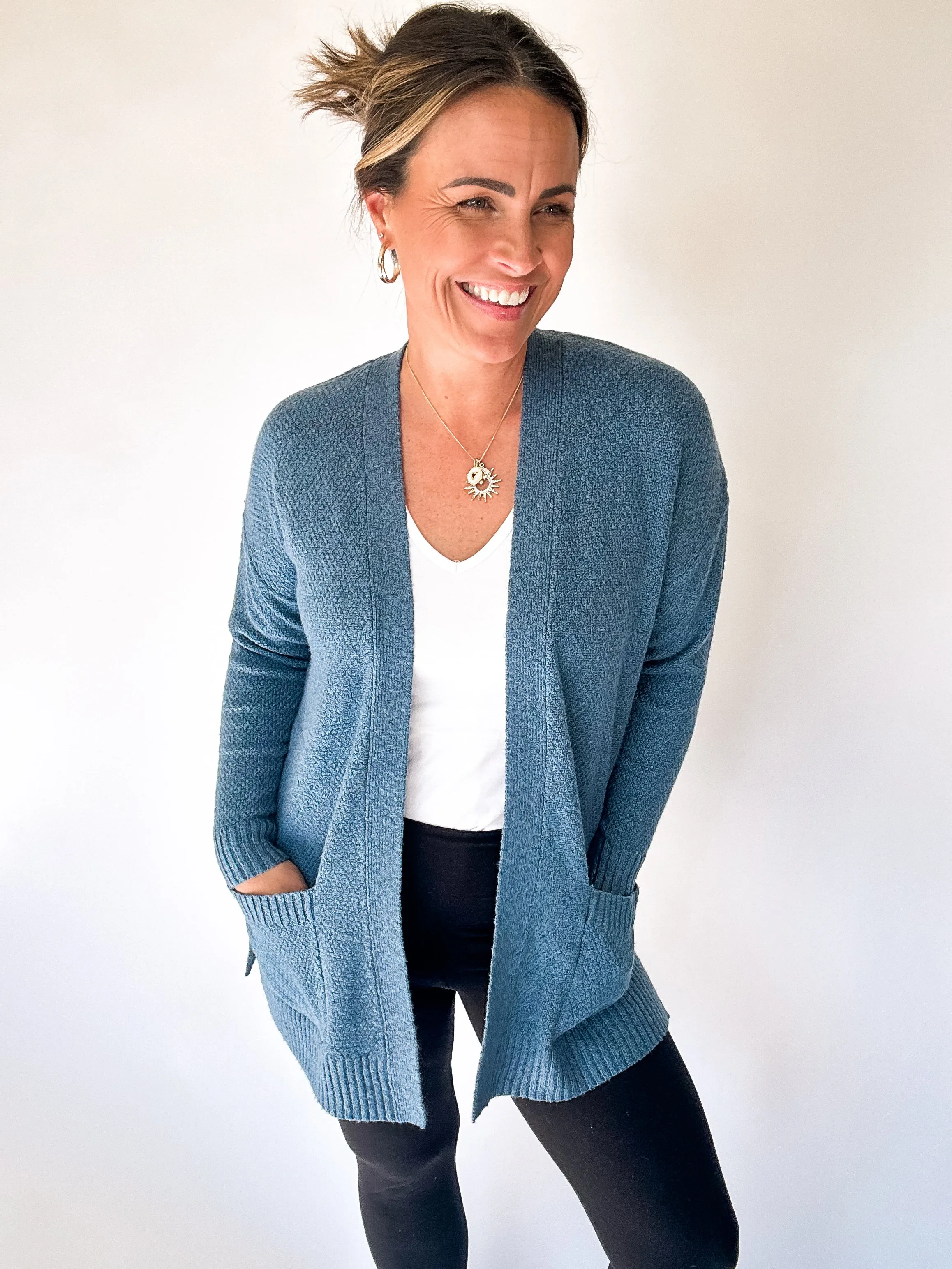 Hazy Blue Cardigan