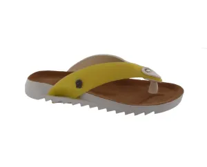 Jelly Footwear Sandal Sporty Jandal Style Flat Yellow