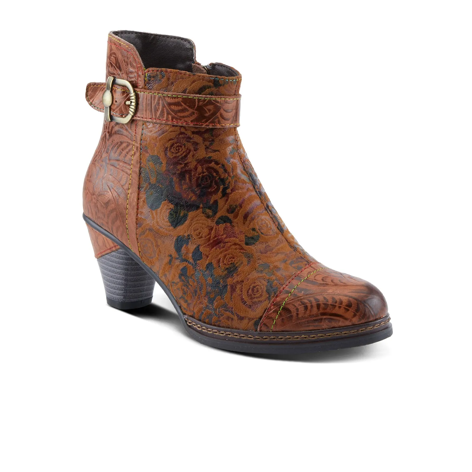 L'Artiste Antilles Heeled Ankle Boot (Women) - Camel