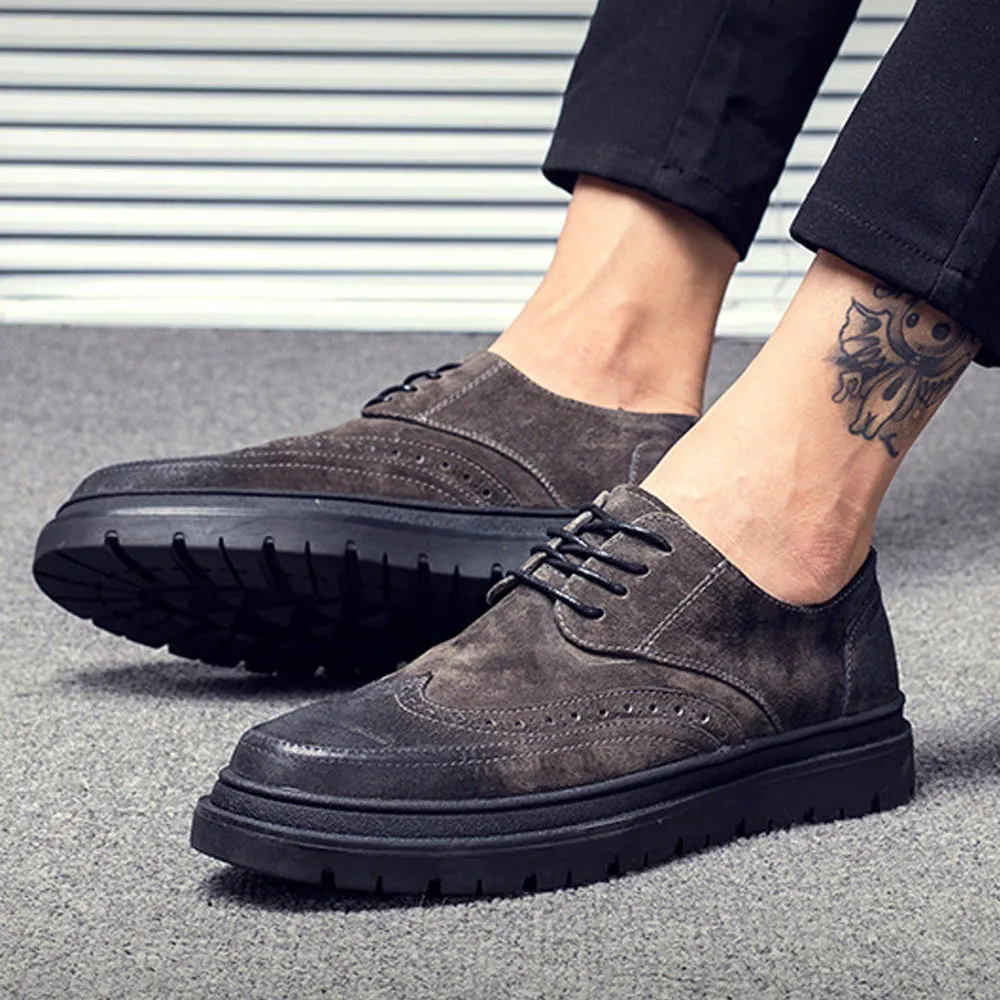 Men's Lace Up Suede Shoes