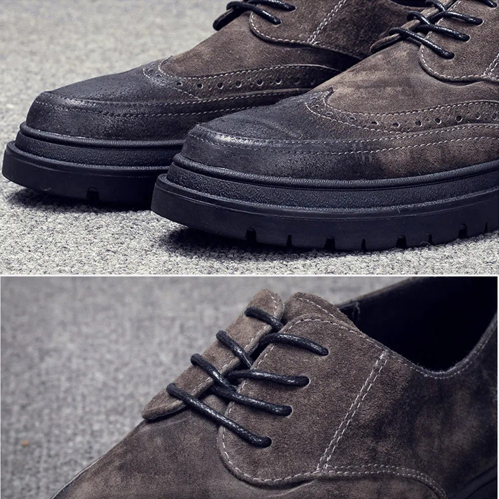 Men's Lace Up Suede Shoes