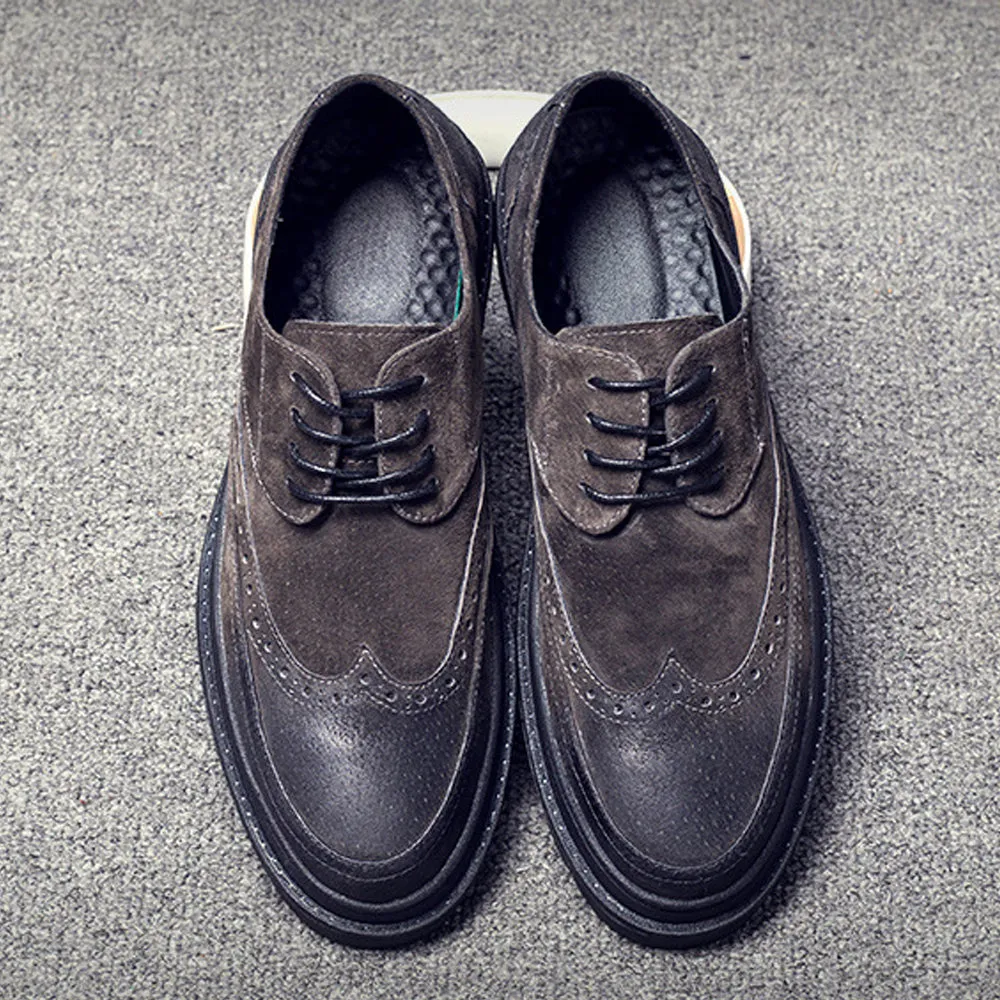 Men's Lace Up Suede Shoes