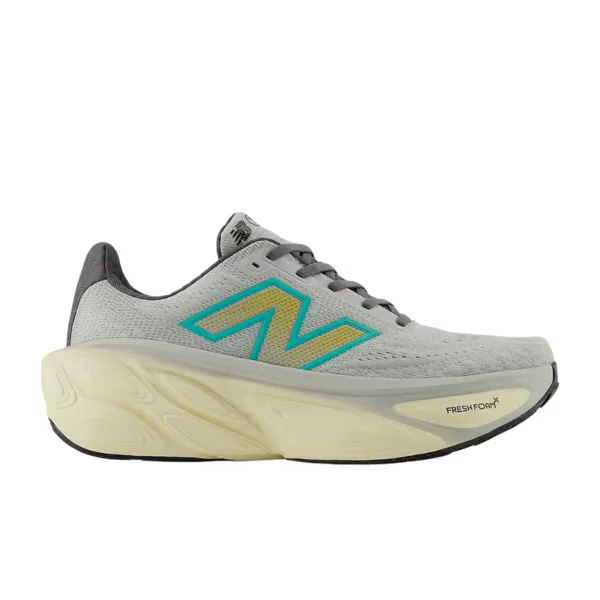 New Balance Fresh Foam X More V5 Mens Running Shoe (Brighton Grey/Cyber Jade)