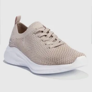 New - S Sport By Skechers Women's Resse 2.0 Elastic Gore Sneakers - Taupe 7.5