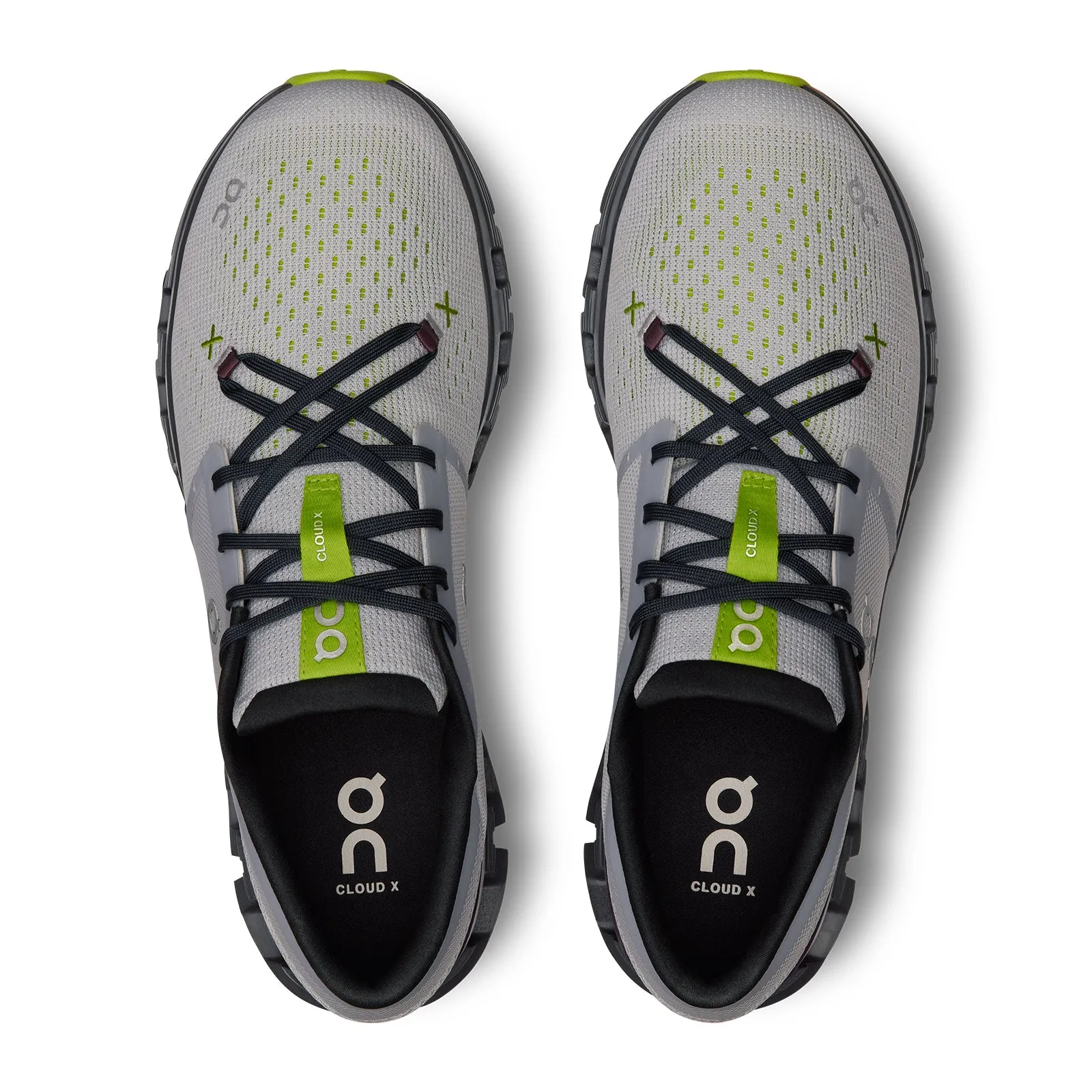 On Running Cloud X 4 Running Shoe (Men) - Glacier/Eclipse